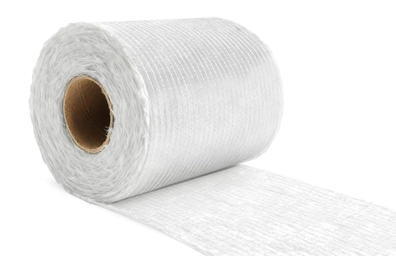 CRMCC 1708 Biaxial Fiberglass Cloth Tape 5" x 10 Yards (30 ft) | 17 oz Biaxial + 0.75 oz Mat | for Marine & Auto Repair, Seams, High-Strength Reinforcement - Image 1